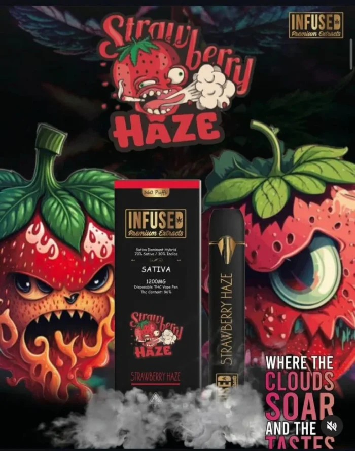 1200MG Infused Premium Extract Vapes - Image 8