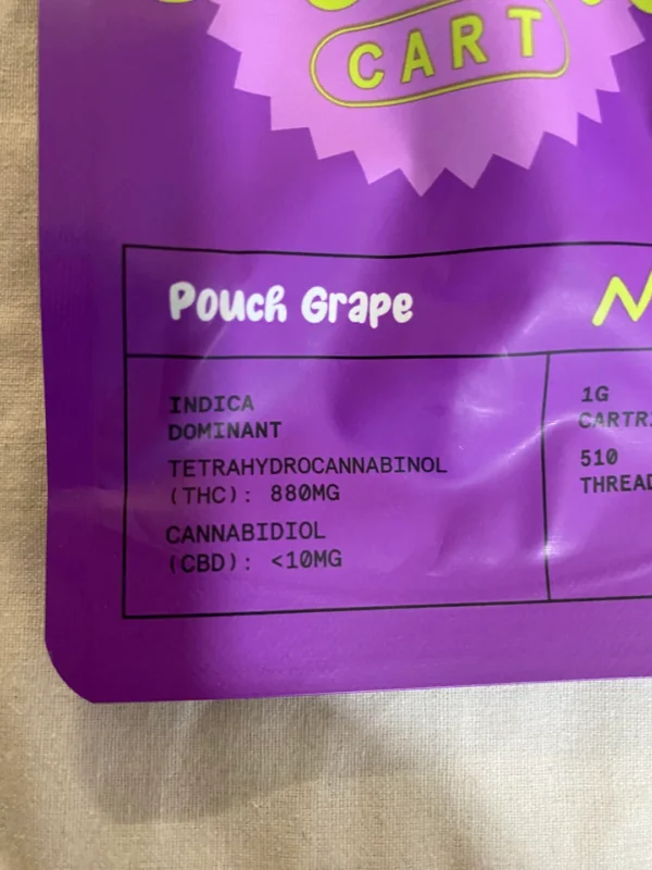Pouch vape cart