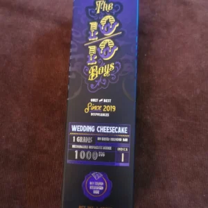 Wedding Cheesecake 1g THC vape pen by 1010