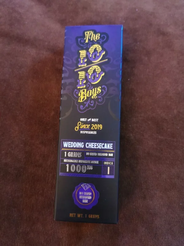 Wedding Cheesecake 1g THC vape pen by 1010